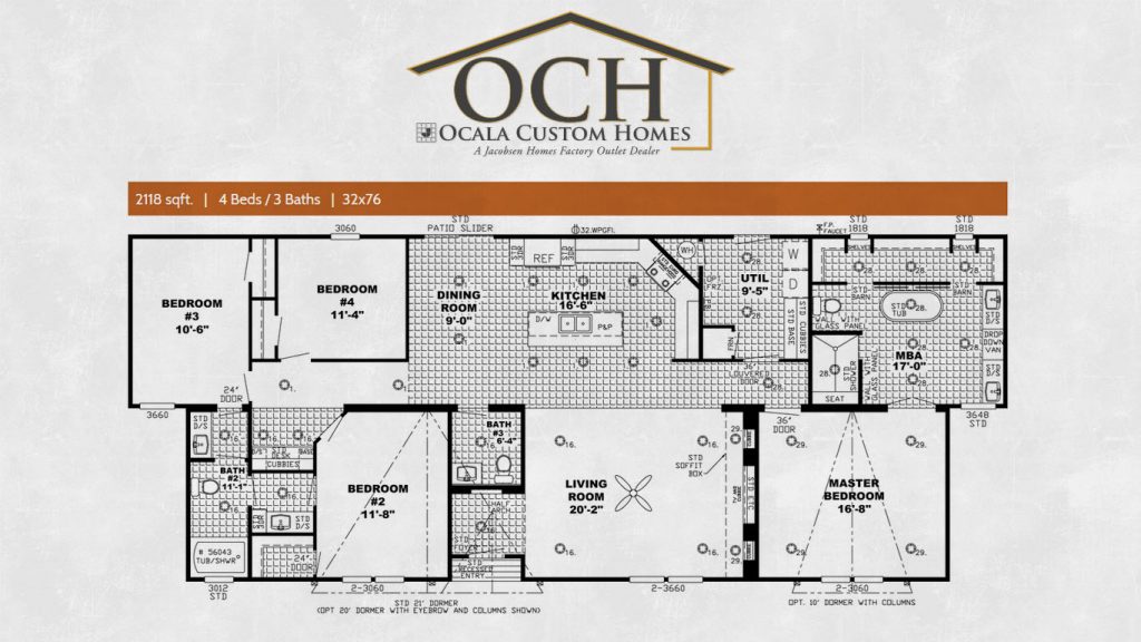 EST1003 The Teagan Ocala Custom Homes