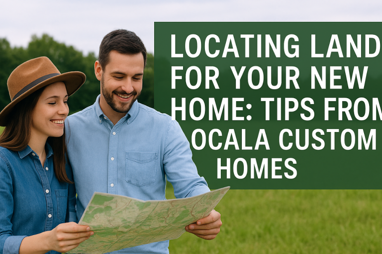 Locating Land for your home